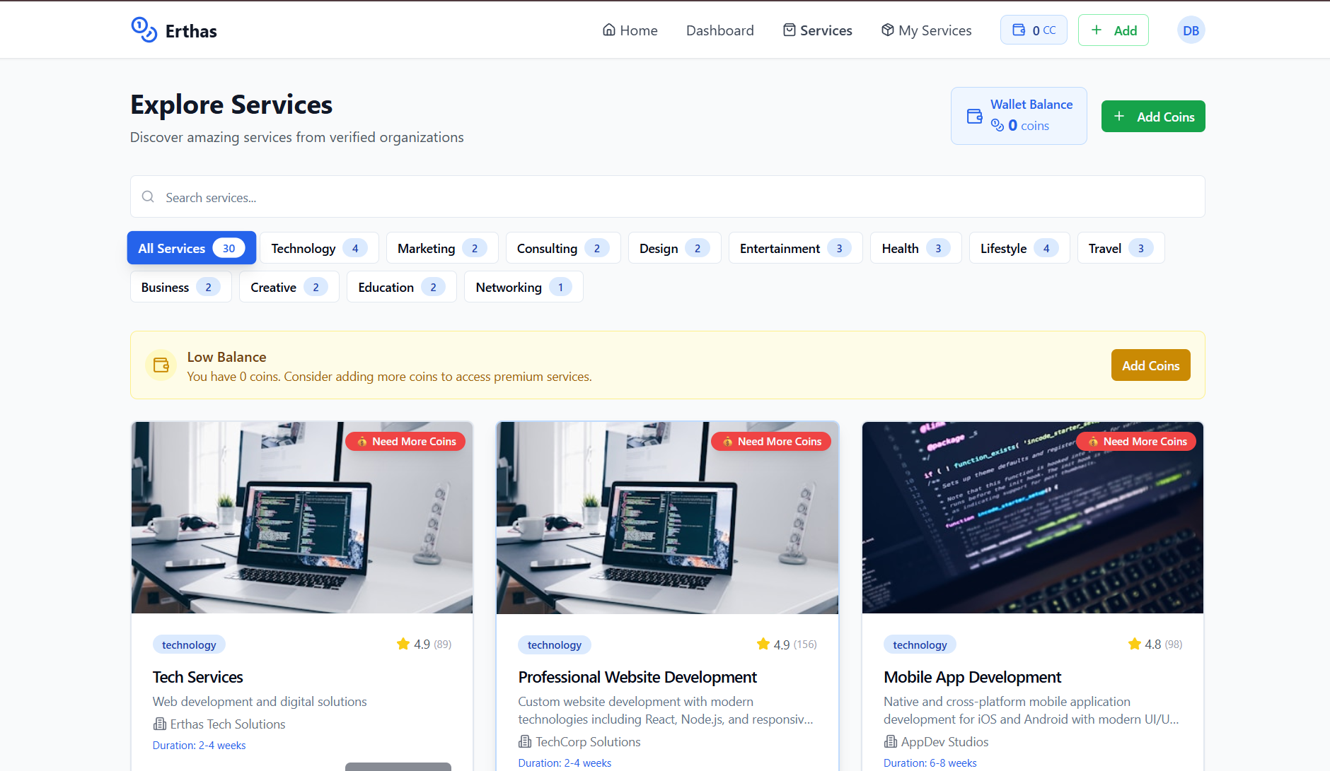 Explore Services